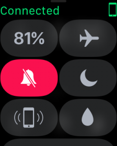 is your phone connected to your apple watch via bluetooth