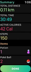 workout over on apple watch