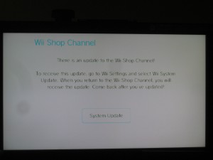perform a system update on wii u
