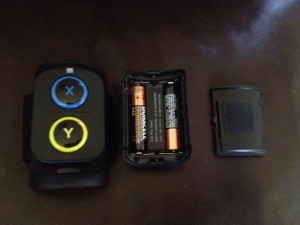 batteries in the game controllers