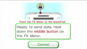 sync wii fit meter and wii u
