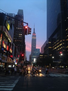 empire state building sunset